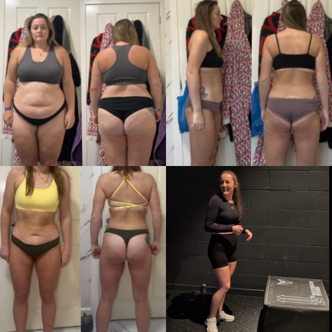 Client progress before and after