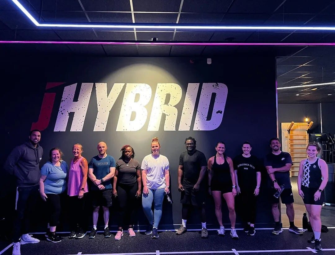 Class group at the gym